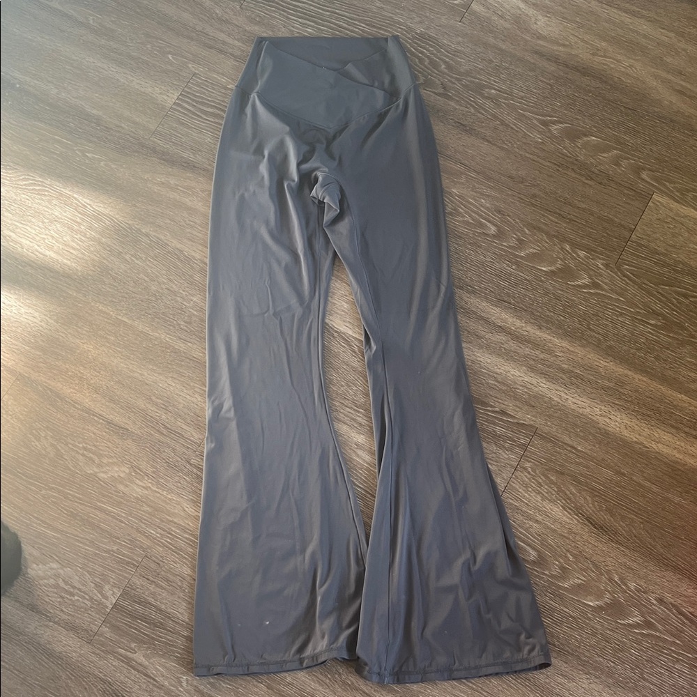 Women's Gray Boot Cut Flare Pants